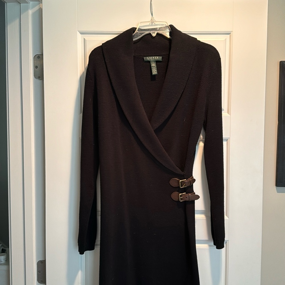 Ralph Lauren Black Sweater Dress